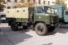 GAZ-66 tehergépkocsi ponyvázott platóval Budapest 2006