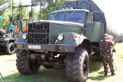 KrAZ-255B PMP folyami hídkomp szállító Kecskemét 2005