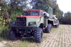 KrAZ-255V nyergesvontató (SZ-200/SA-5 trélerével) Zsámbék 2010